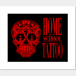 HomeSchoolTattoo Sugarskull Posters and Art